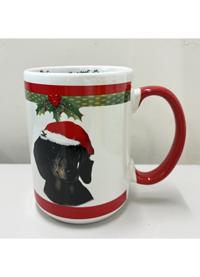 Christmas Dachshund mug